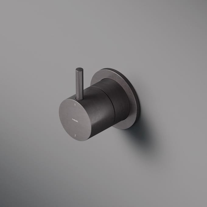Hotbath Cobber CB011 - afbouwdeel inbouw 2-weg omstel, geborsteld koper PVD