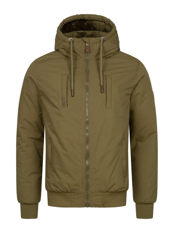 Alessandro Salvarini heren winterjas AS-320 met teddyvoering & capuchon – warm & stoer