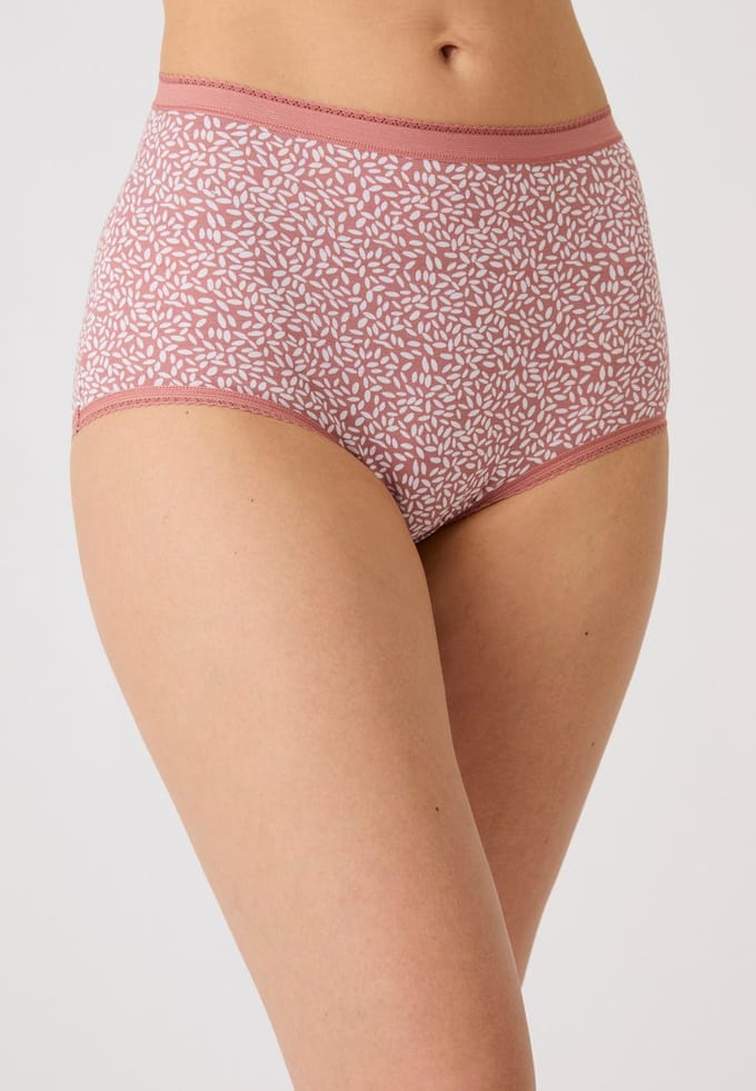 Damart - Set van 4 maxislips gemixt. - Dames - Veelkleurig - 46/48