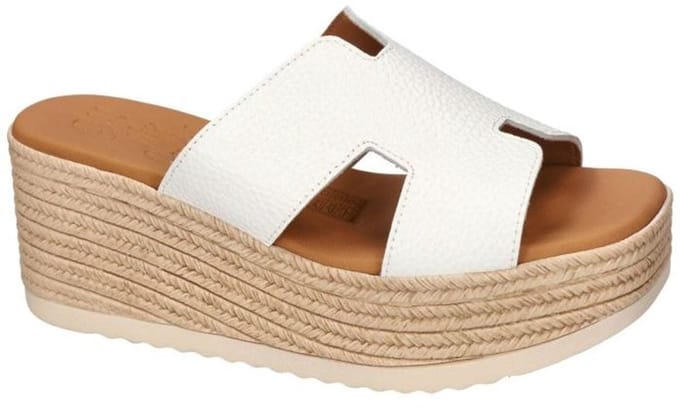 Oh! My Sandals -Dames - wit - slippers & muiltjes - maat 40