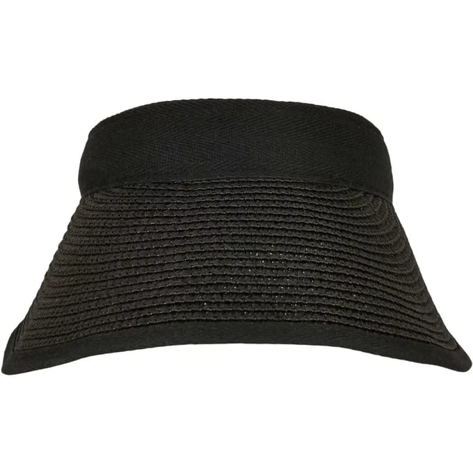 Urban Classics - Logo Bast Visor/zonneklep - Zwart