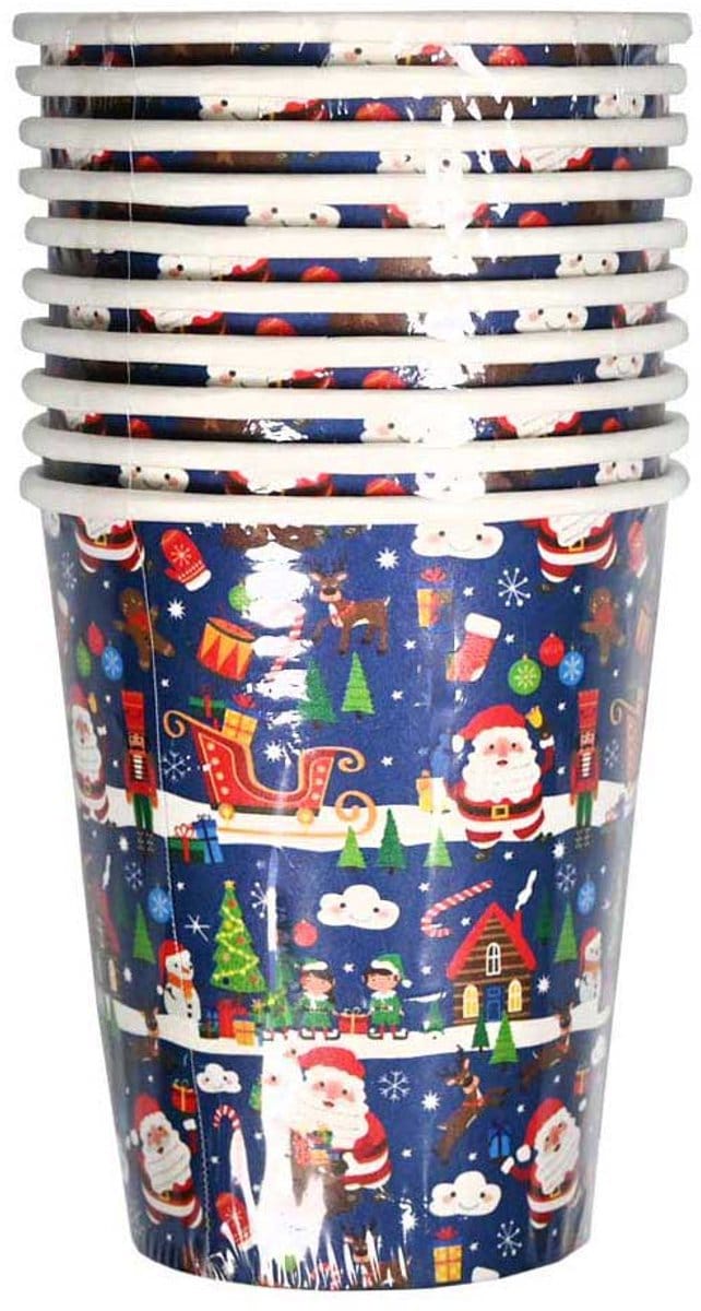 Wins Holland Paper Cups Christmas - 10 pcs.