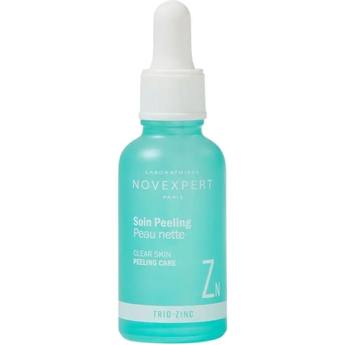 Gezichtsserum peeling verzorging schone huid Novexpert
