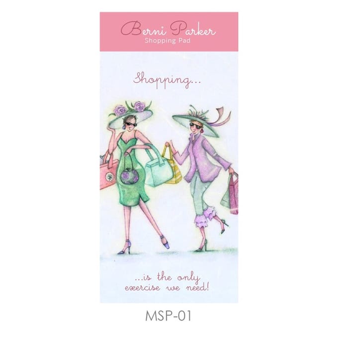 Boodschappenlijstje - Shopping is the only exercise