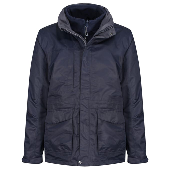 Regatta Heren Benson III Hooded Jacket (Grijsblauw)