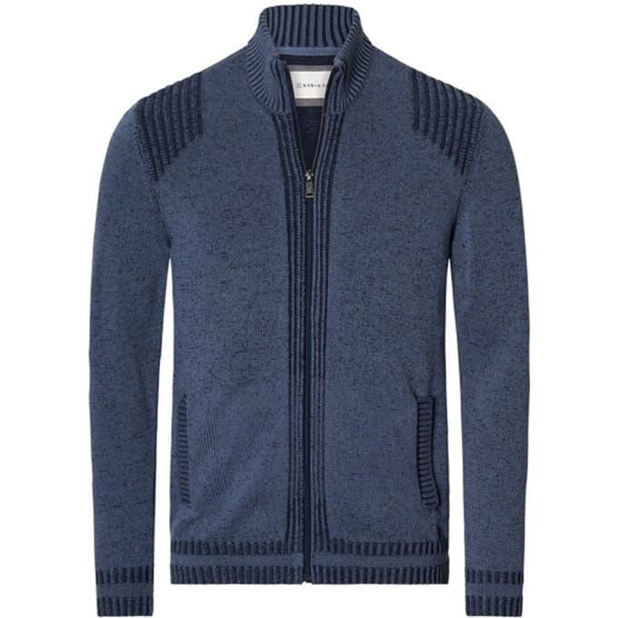 Babista herren Vest - 52/54 - blauw - Plus Size