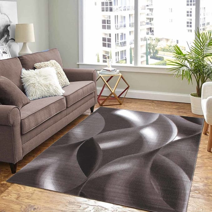 Flycarpets Marlon Vloerkleed Modern - Bruin - Laagpolig - 120x170 cm