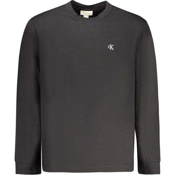 Ck Jeans Ls Easy Monogram Tee - Fashion Wear - Volwassen