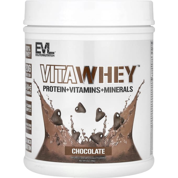 EVLution Nutrition, VitaWhey, Chocolat, 21 oz (596 g)