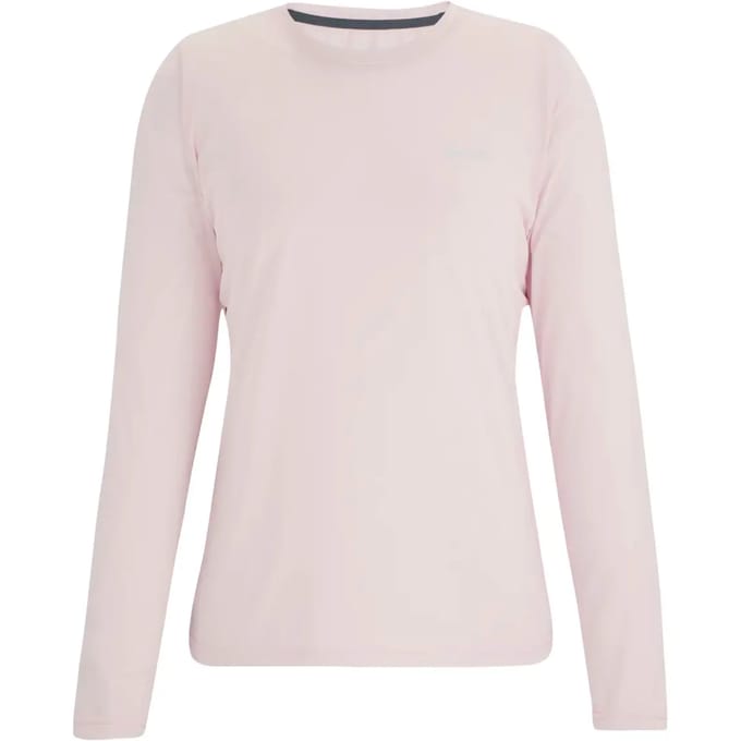 Mindo dames T-shirt met korte mouwen en anti-insectenprint van mesh