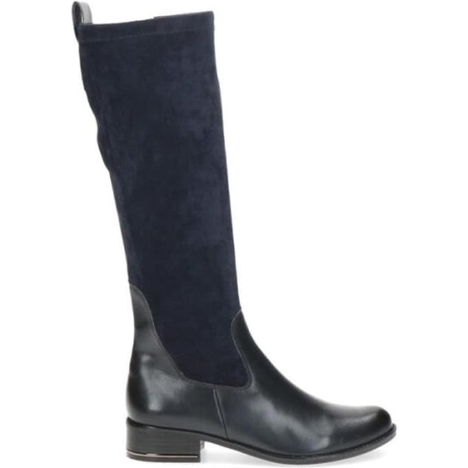 Caprice 9-9-25514-41-880 Dames Lange Laarzen - Donker Blauw - 5