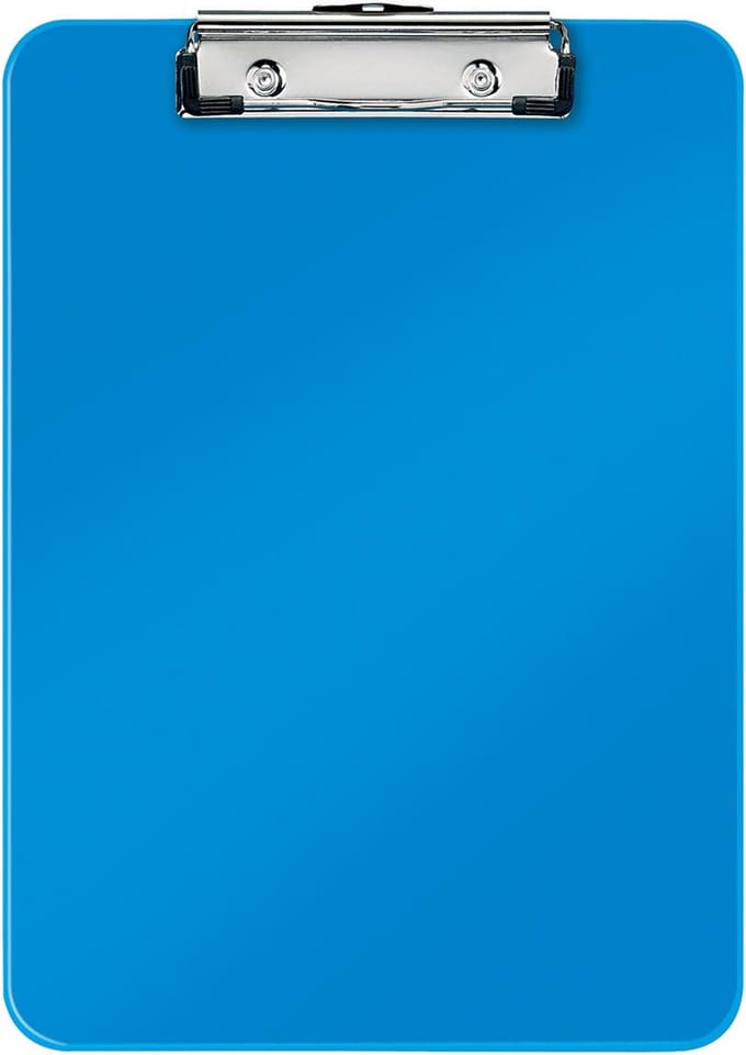 Leitz WOW klemplaat, ft A4, blauw 10 stuks