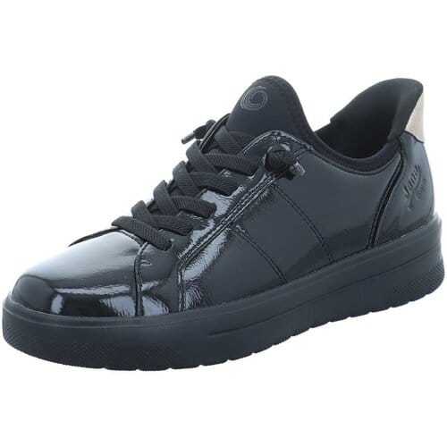 Jana Step-In Dames Instapper - 23764-018 Zwart Lak - Wijdte H - Maat 38