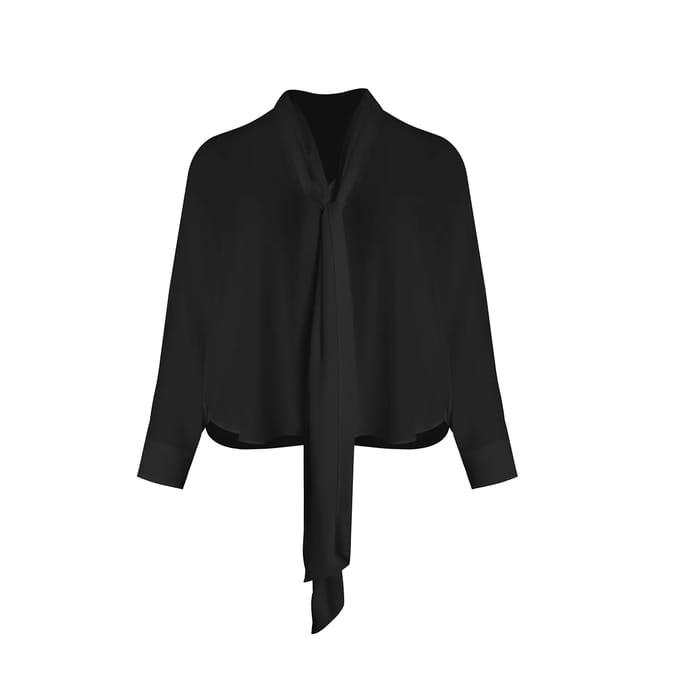 V-hals blouse voor dames Mat Fashion Flowing