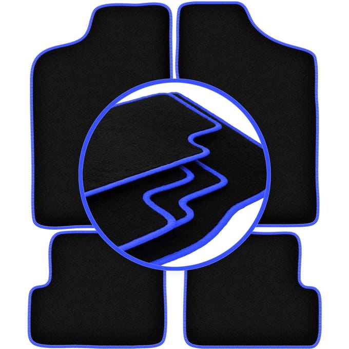 CARLUX-BLUE automatten voor: Fiat Cinquecento hatchback (1991-1998)