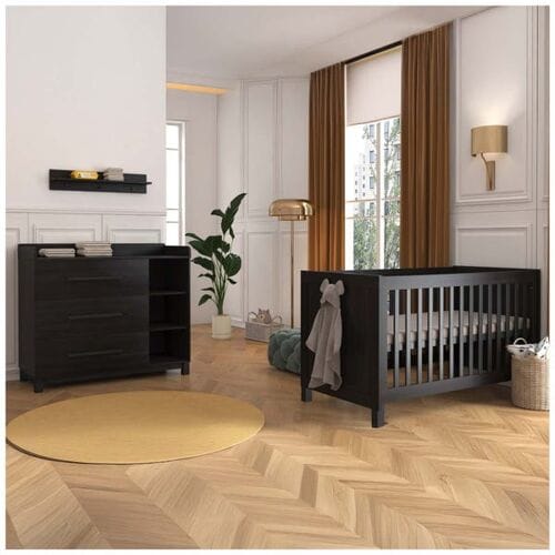 Born Lucky Roxy Meegroei Babykamer 2-Delig – Ledikant en Commode – Vanaf Geboorte tot ca. 5 Jaar