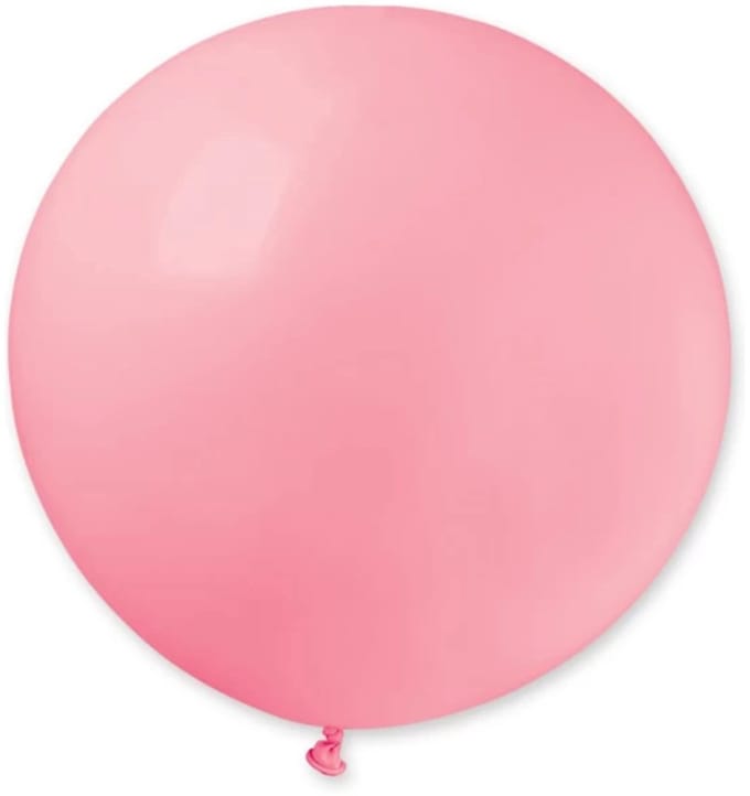 Topballon Latex - Baby Roze - 80 cm