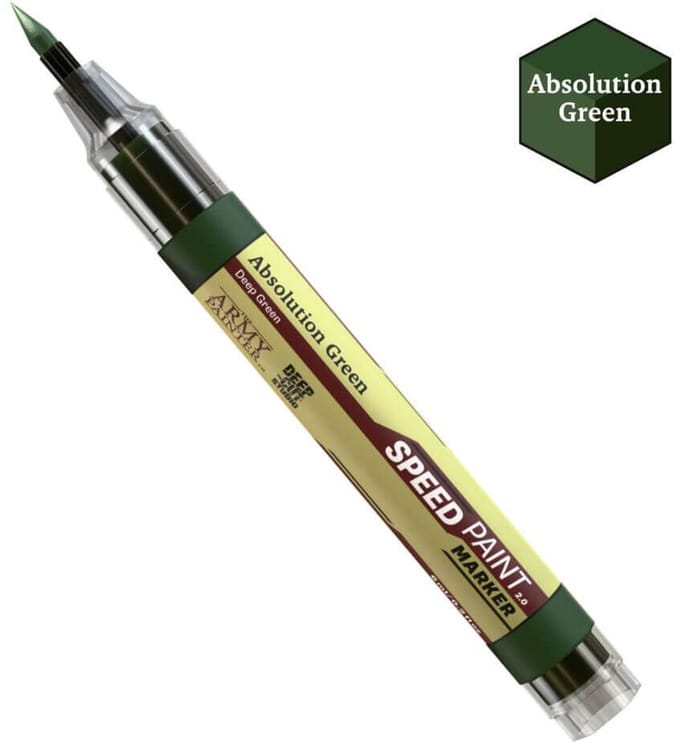 The Army Painter Speedpaint Marker - Absolution Green verfmarker voor miniaturen.
