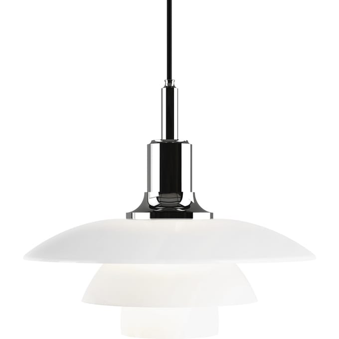 Louis Poulsen PH 3½-3 Glas Hanglamp - hoogglansverchroomd