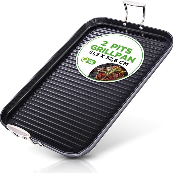 Grillplaat Inductie - Bakplaat - Gietijzer
