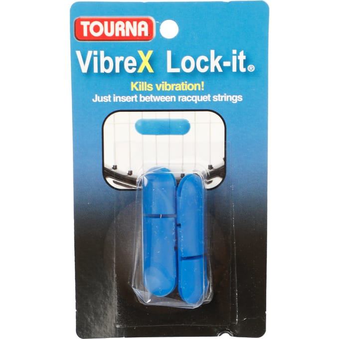 Tourna Vibrex Lock Demper Verpakking 2 Stuks-Blauw