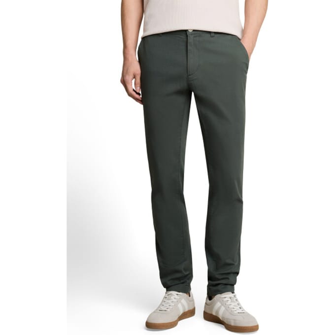 Tom Tailor - TTTRAVIS SLIM chino - Maat 32/32 - Darkest Olive