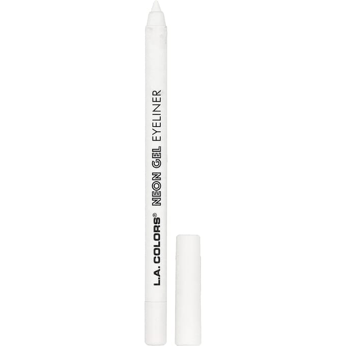 LA. Kleuren, Neon Gel Eyeliner, CP635 Flash White, 1,5 g (0,05 oz) white
