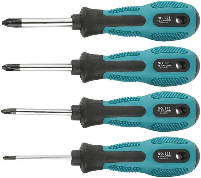Y-type Schroevendraaierset - 4 Stuks met Ergonomische Handgreep