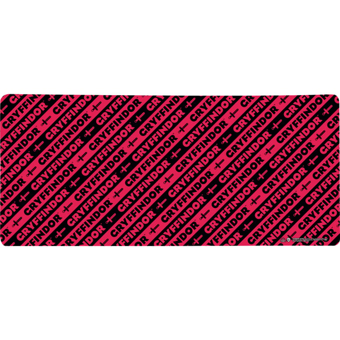 Harry Potter Gryffindor Pattern Gaming Mouse Mat - Large