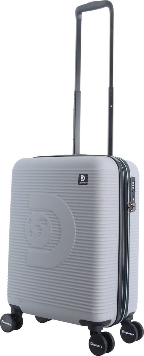 Discovery Eclipse Harde Handbagage Koffer / Trolley / Reiskoffer - Small - Grijs - Grijs / Small