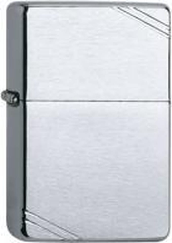 Zippo aansteker Vintage Chroom Brushed