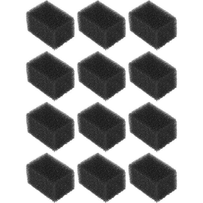 12 stuks Stippelsponsblok Halloween Make-up Bloedspons Special Effects Make-up Spons voor Stoppels black