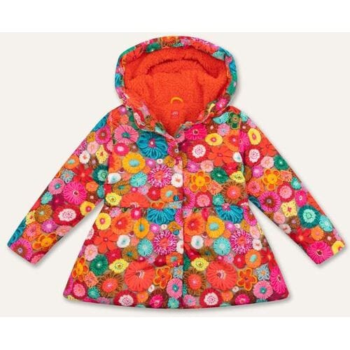 Oilily Crochet Jas- maat152/12yr Oranje