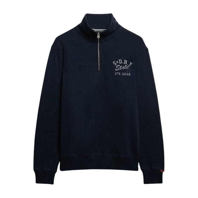 Superdry Athletic Ess Half Zip Sweater Heren - Maat M