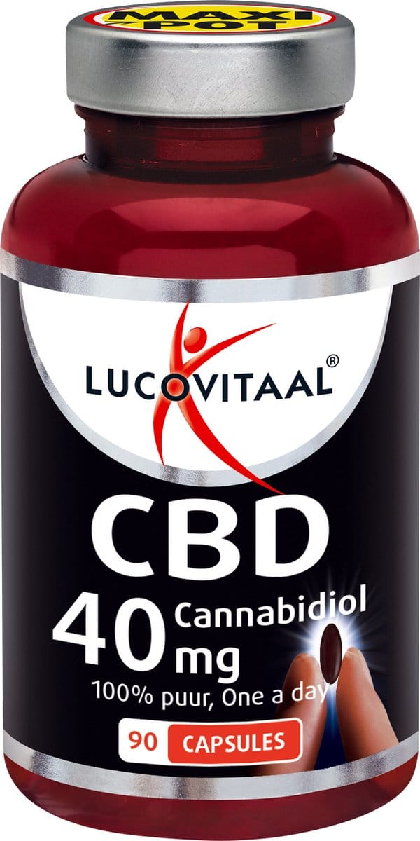 Lucovitaal CBD 40 mg 90 capsules MAXI pot