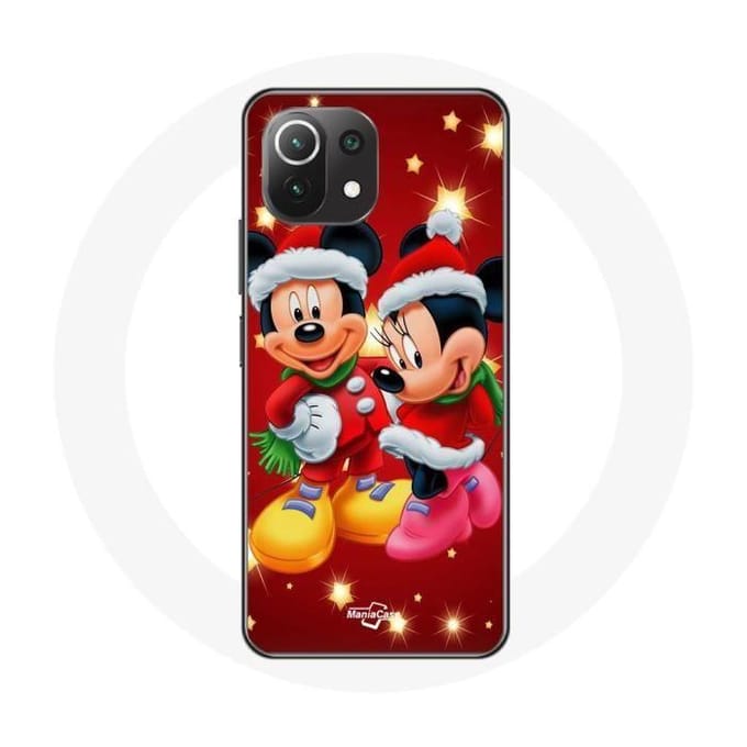 Coque - maniacase - Xiaomi Mi 11 Lite - Mickey Mouse - Souple - Protection et décoration noir