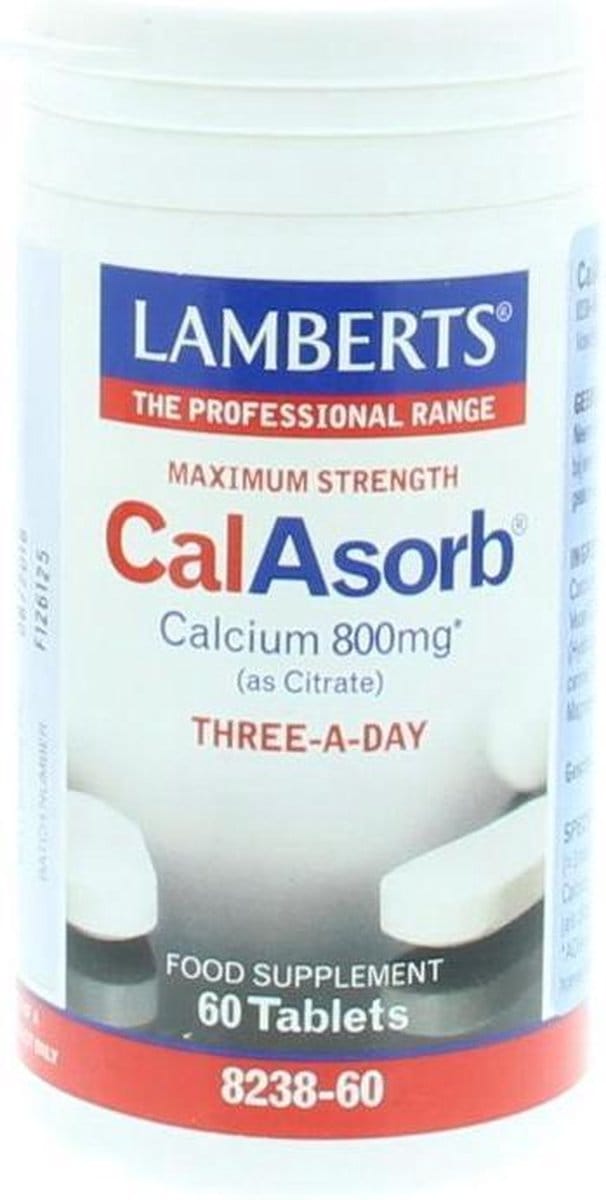 Lamberts Calabsorb 800mg - 60 Tabletten - Mineralen