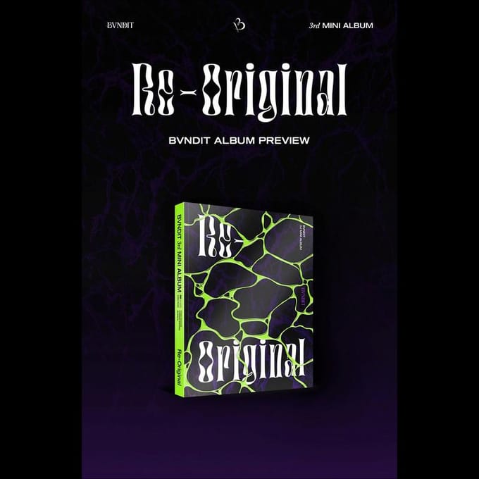 BVNDIT 3ème mini album ré-original NO POSTER black
