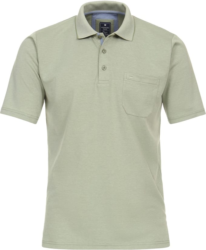 Redmond regular fit heren polo - jersey - groen