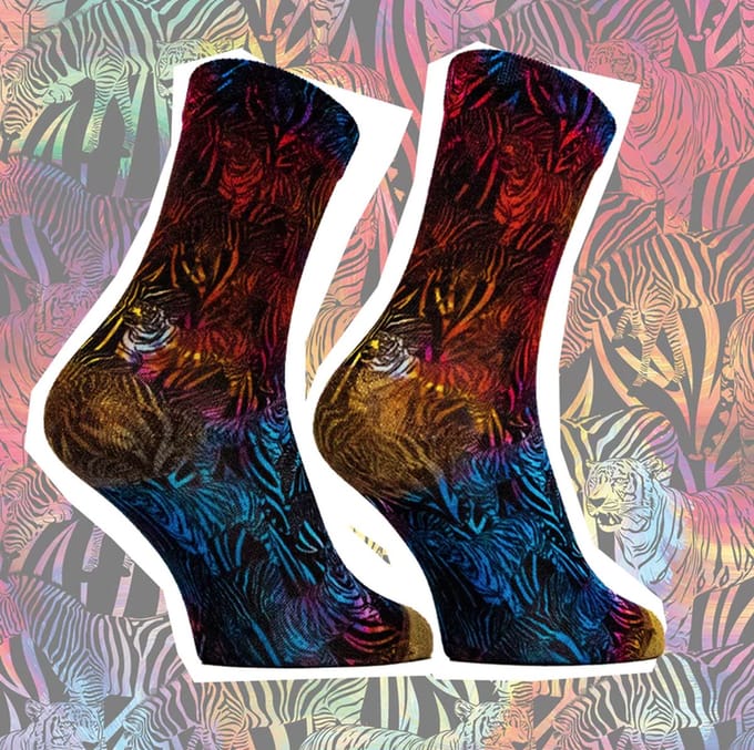 Sock My Zebra art sokken maat 39/42