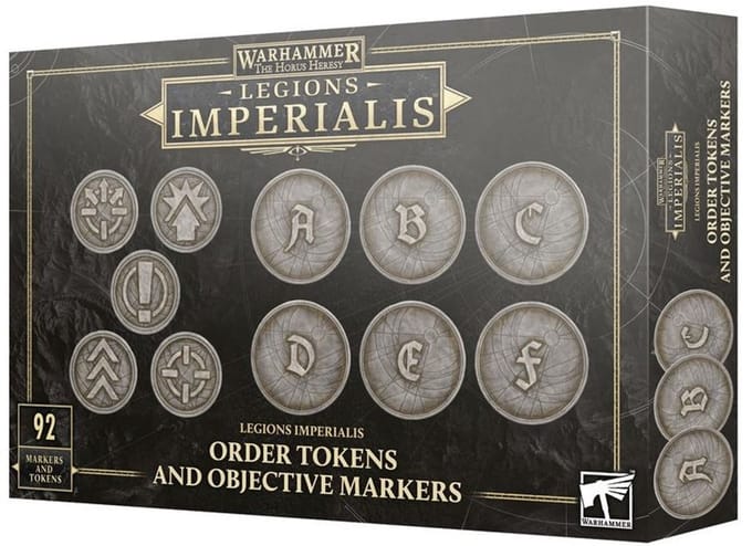 Warhammer The Horus Heresy - Legions Imperialis - Order Tokens and Objective Markers (03-85)