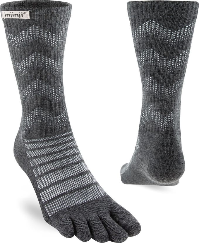 INJINJI | Outdoor Midweight Crew Wool Slate (Maat - L) | Teensokken