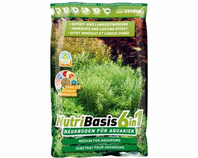 Dennerle NutriBasis 6 in 1 - Complete aquarium voedingsbodem - 9,6 kg
