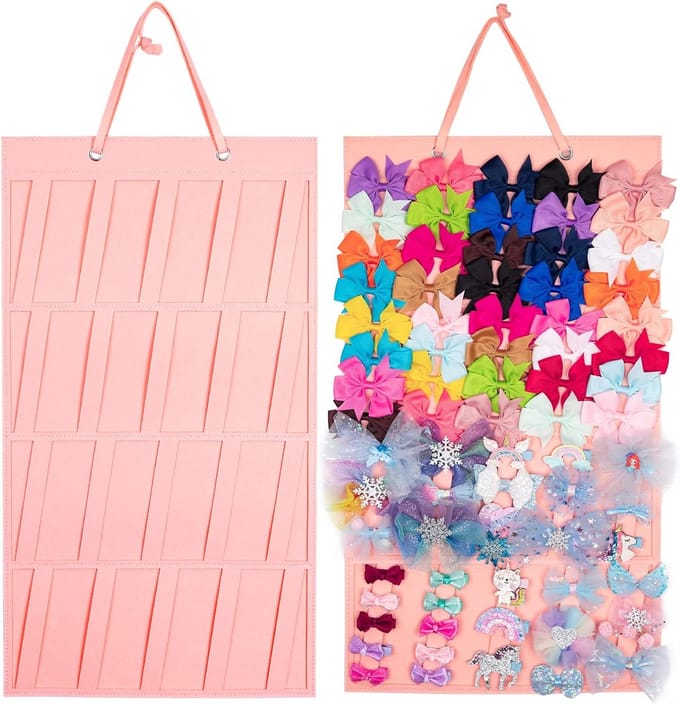 Hangende Haarclip Organizer met 4 Lagen Opslag voor Haaraccessoires