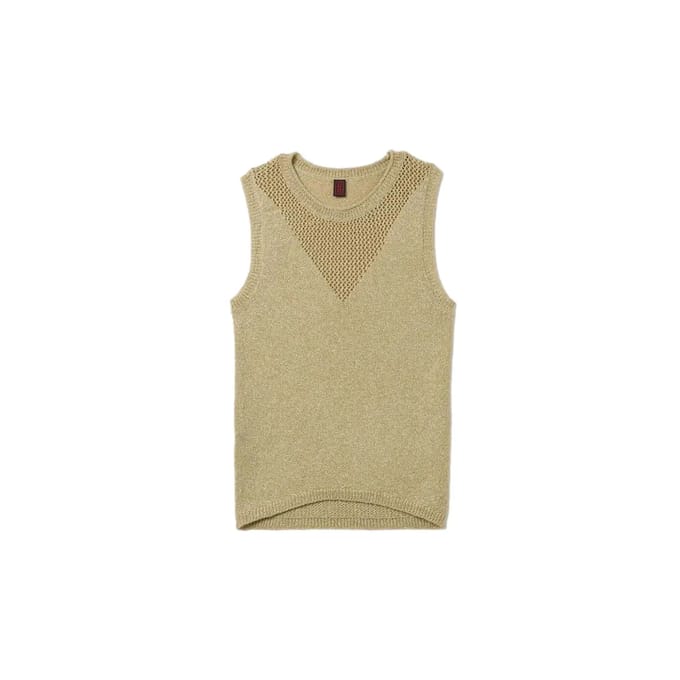 Lurex Ajouré Tanktop Dama Stefanel