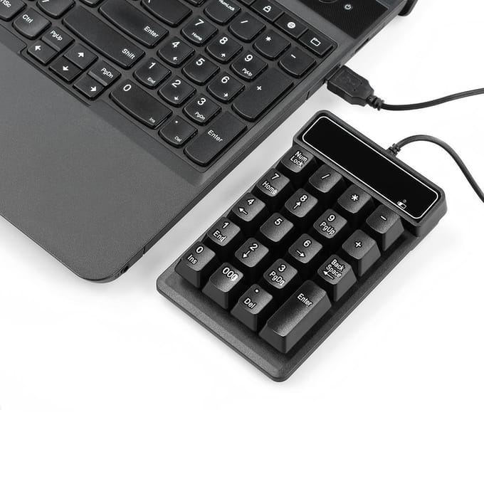 Hoogwaardig mechanisch USB bedraad numeriek toetsenbord voor pc-notebook