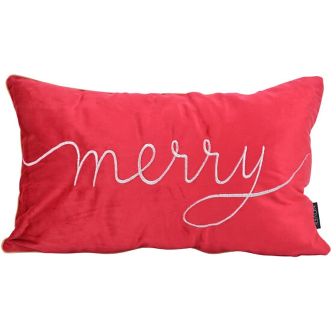 NOVÉE Sierkussen velvet merry | 30 x 50 cm | fluweel/polyester