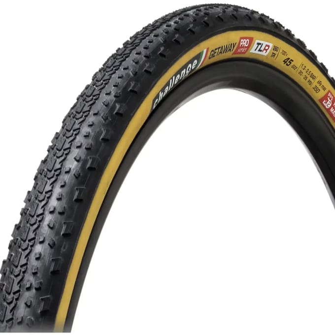 Challenge - Getaway Pro OT TLR 700X45C Zwart / Bruin
