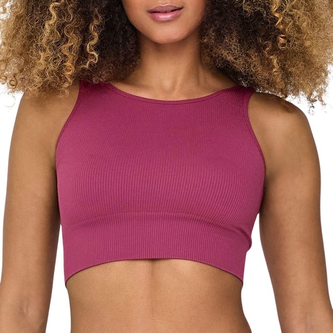 Only Play Jaia Life Lounge Seamless Cropped Sporttop Dames - Maat XS/S