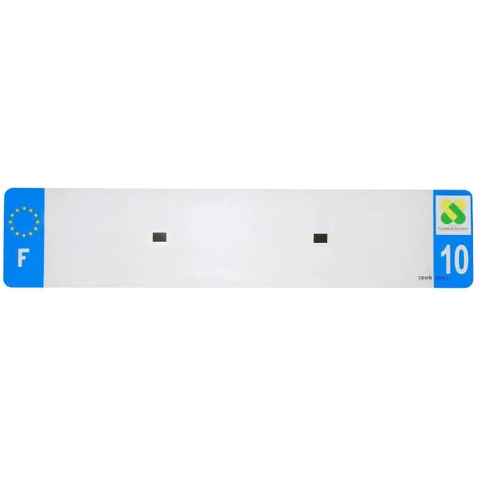Nummerplaatstrip voor pvc Top Plaq 10